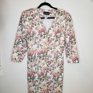 Vintage Floral Dress